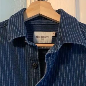 Goodfellow & Co. Pinstripe Denim Shirt